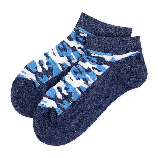 3足組スクールローカットソックス（迷彩）