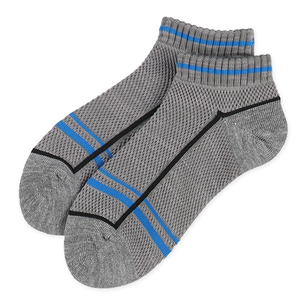 3足組スクールローカットソックス（サイドライン）