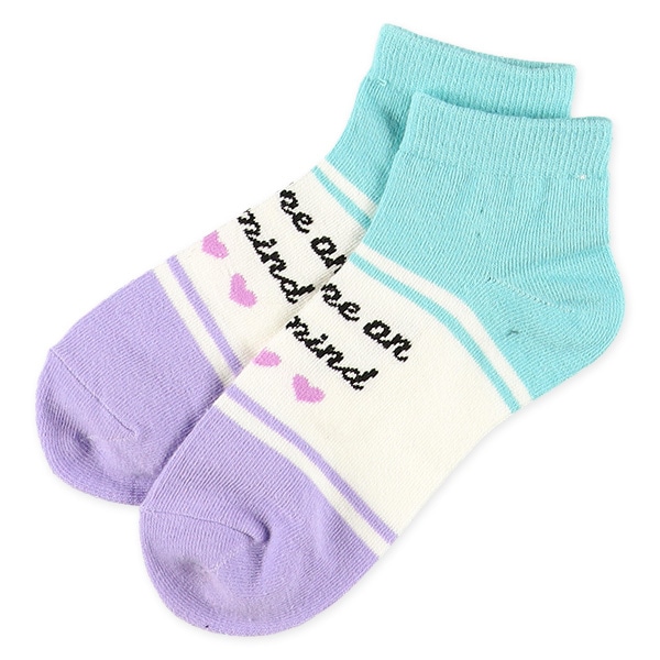 3足組スクールローカットソックス（切り替えロゴ）