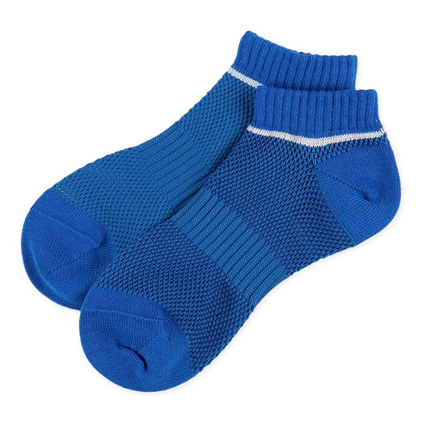 3足組スクールローカットソックス（ビッグメッシュ）