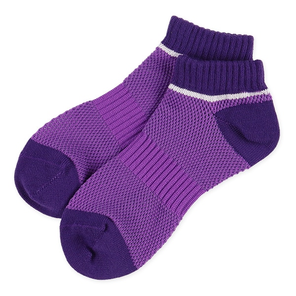 3足組スクールローカットソックス（ビッグメッシュ）