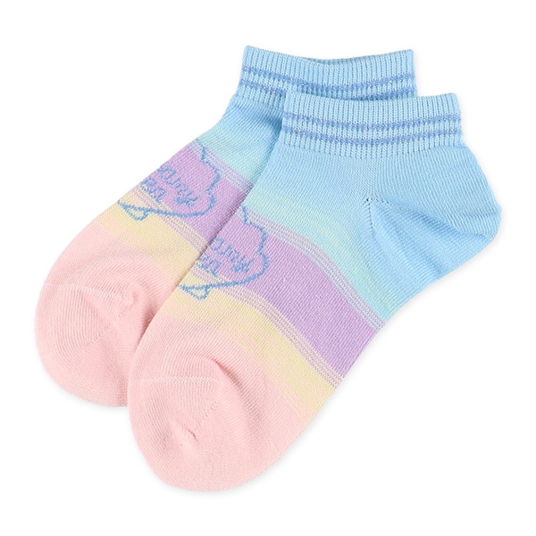 3足組スクールローカットソックス（シェル柄）