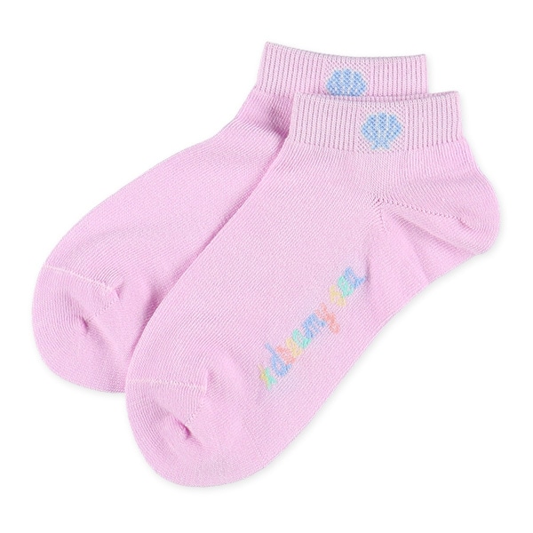 3足組スクールローカットソックス（シェル柄）