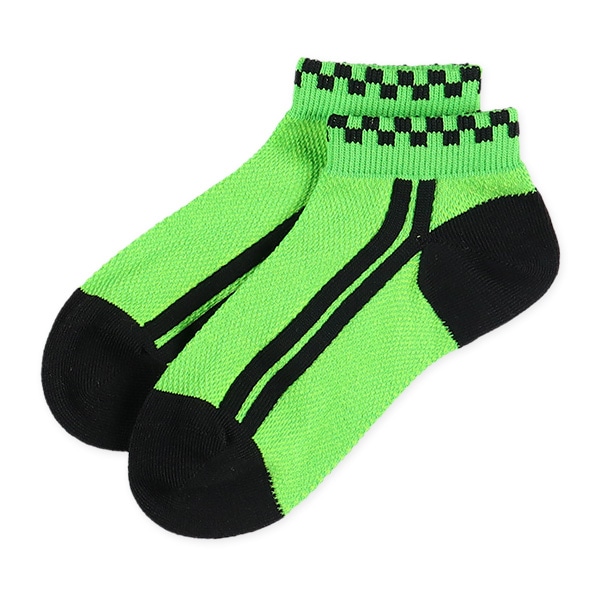 3足組スクールローカットソックス（サイドライン）