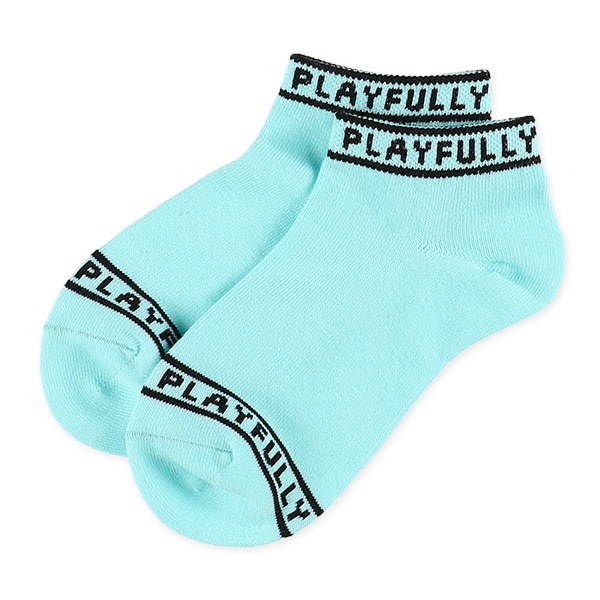 3足組スクールローカットソックス（ロゴ）