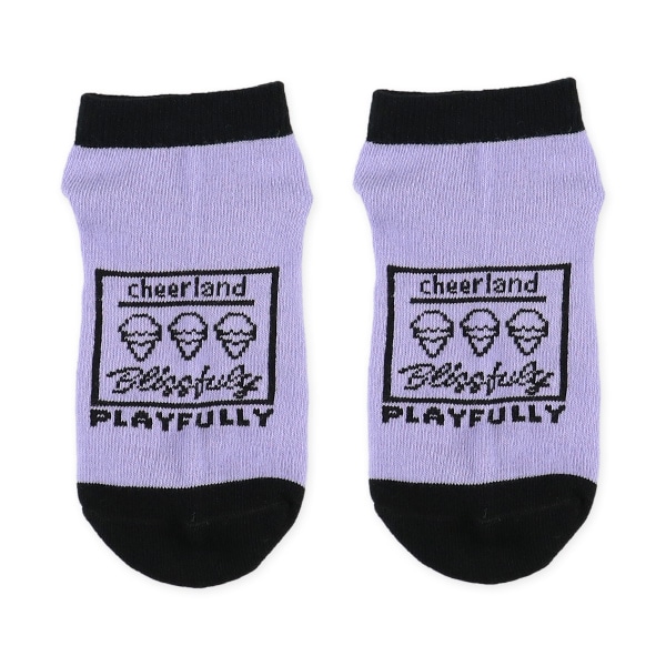 3足組スクールローカットソックス（ロゴ）