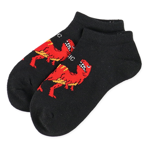 3足組スクールローカットソックス（恐竜）