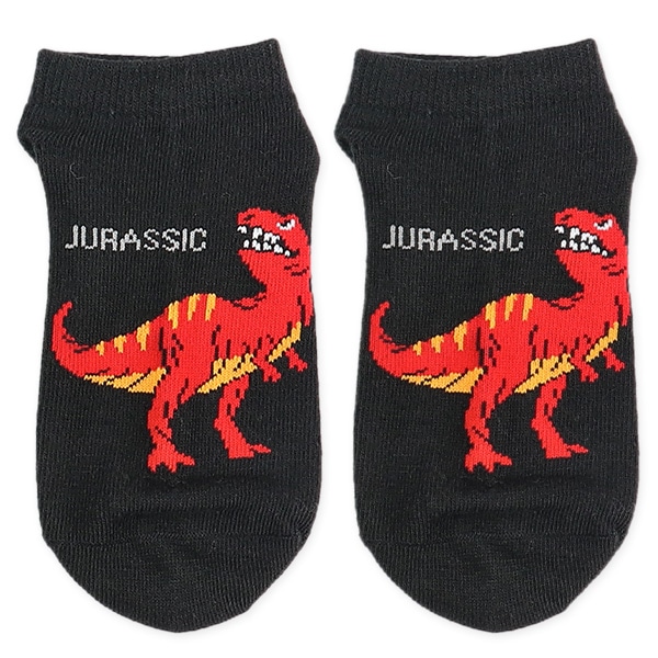 3足組スクールローカットソックス（恐竜）