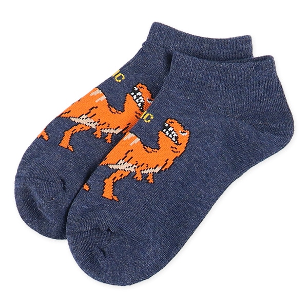 3足組スクールローカットソックス（恐竜）