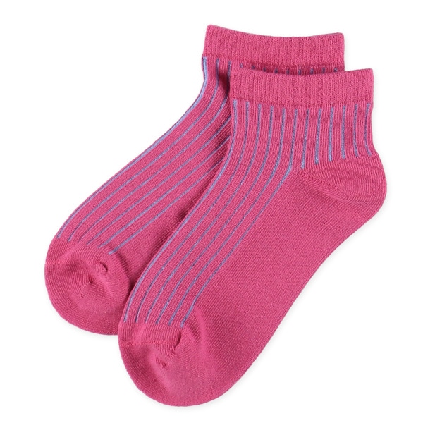 3足組スクールローカットソックス（裏糸配色）