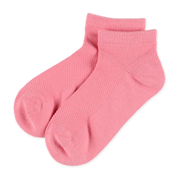 3足組スクールローカットソックス（カラーメッシュ）