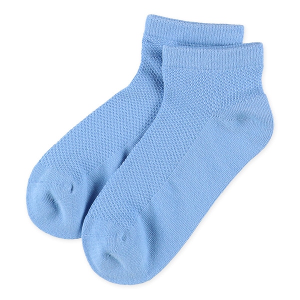 3足組スクールローカットソックス（カラーメッシュ）