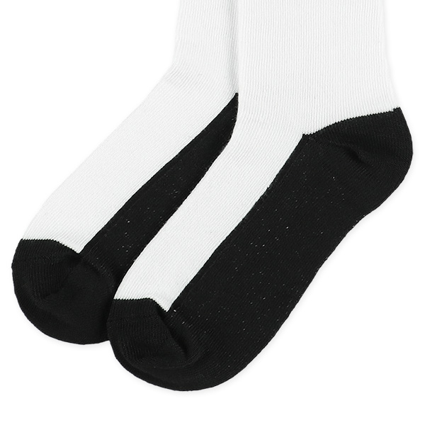 3足組スクールハイソックス（足底カラー）