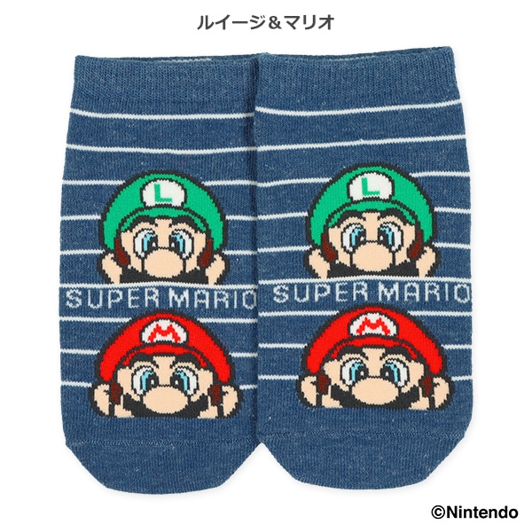 スクールローカットソックス（スーパーマリオ）