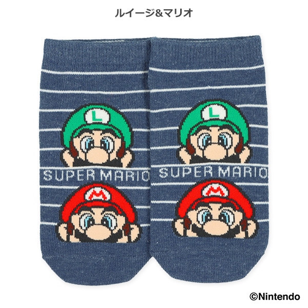 スクールローカットソックス（スーパーマリオ）
