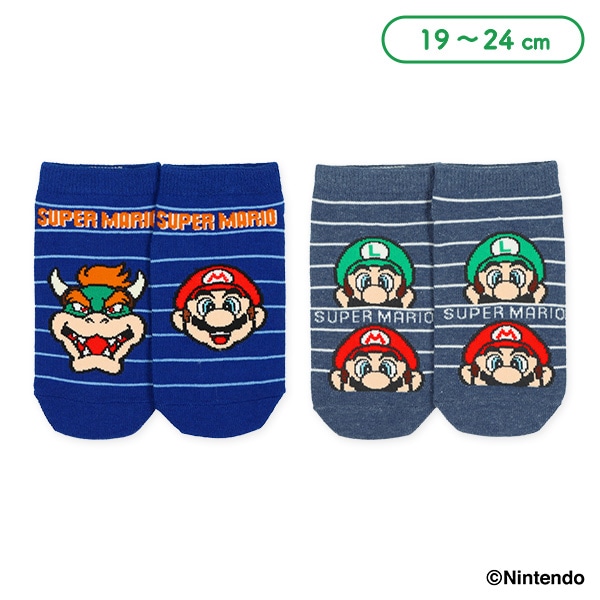 スクールローカットソックス（スーパーマリオ）
