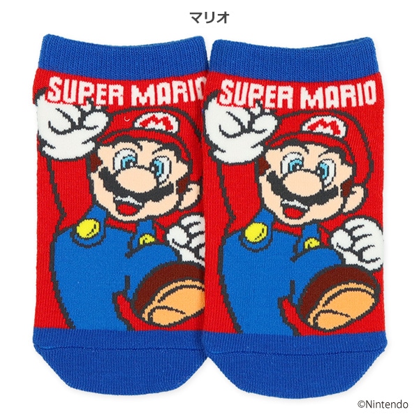 スクールローカットソックス（スーパーマリオ）