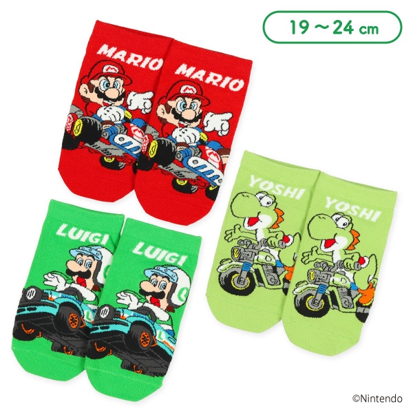 スクールローカットソックス（マリオカートワールド）
