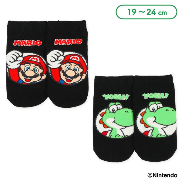 スクールローカットソックス（スーパーマリオ）