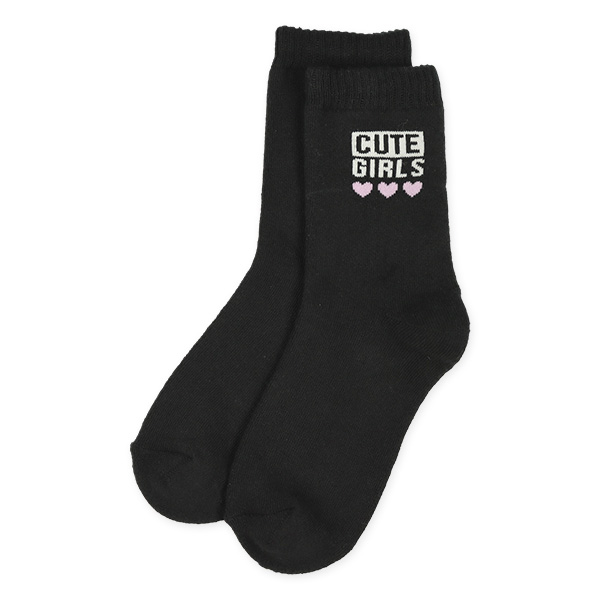 2足組あったかパイルスクールクルーソックス（ユニコーン）