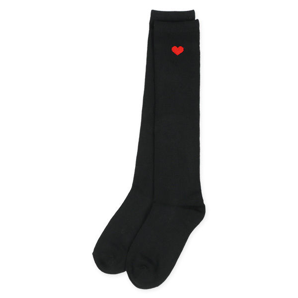 HOTWRAP）2足組スクールハイソックス（ハート）