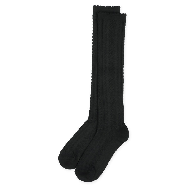 HOTWRAP）2足組スクールハイソックス（ハート）