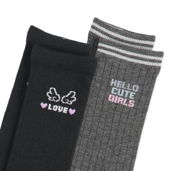 HOTWRAP）2足組スクールハイソックス（天使の羽）