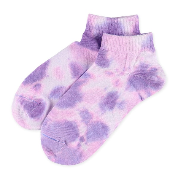 3足組スクールローカットソックス（タイダイ染め）