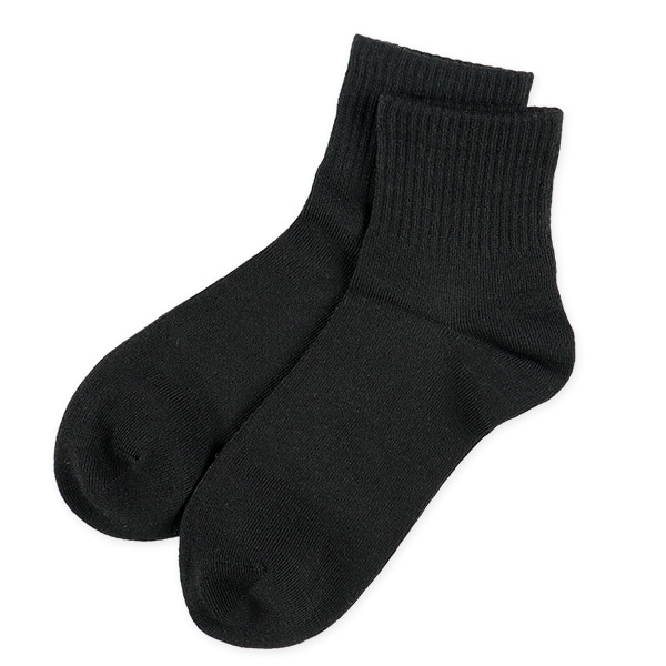 4足組レディースアンクルソックス（アメリブブラック）