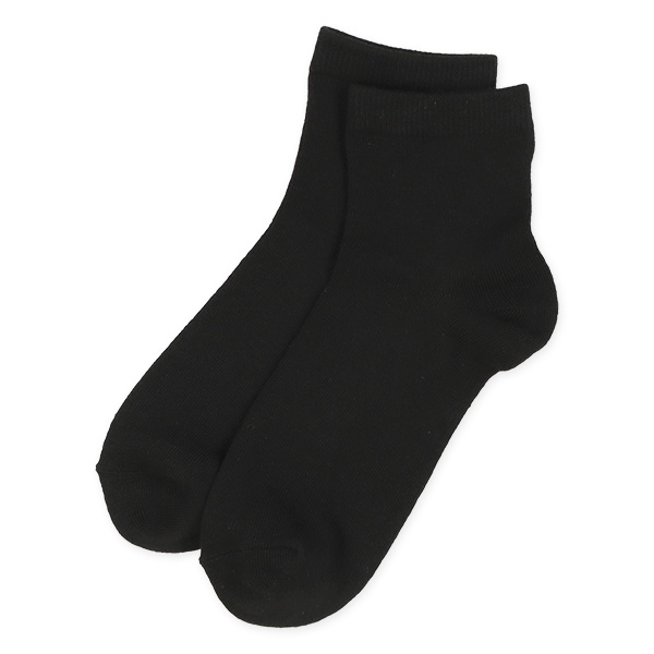 4足組レディースアンクルソックス（ブラック）