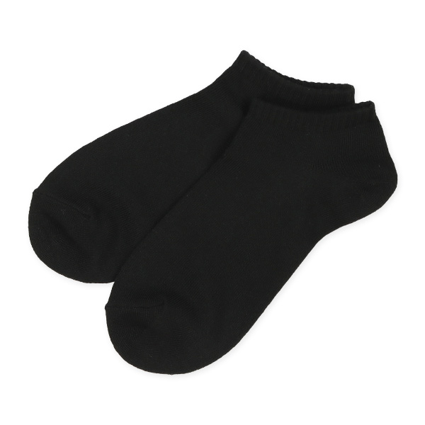 4足組レディースローカットソックス（ブラック）
