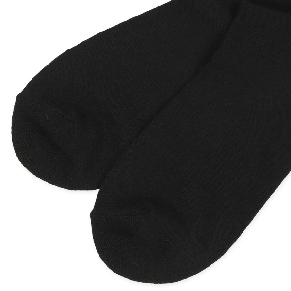 4足組レディースローカットソックス（ブラック）
