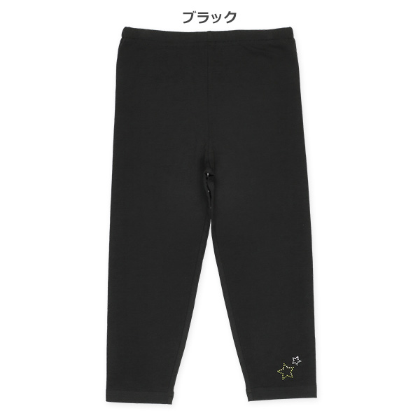 スクール7分丈スパッツ（ラインストーン・スター）