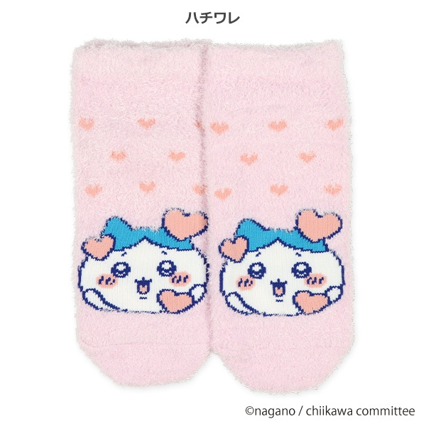 レディースもこもこローカットソックス（ちいかわ）