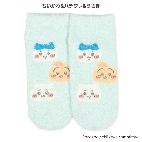レディースもこもこローカットソックス（ちいかわ）