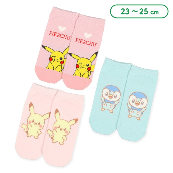 レディースローカットソックス（ポケモン）