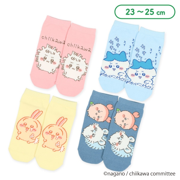 レディースローカットソックス（ちいかわ）
