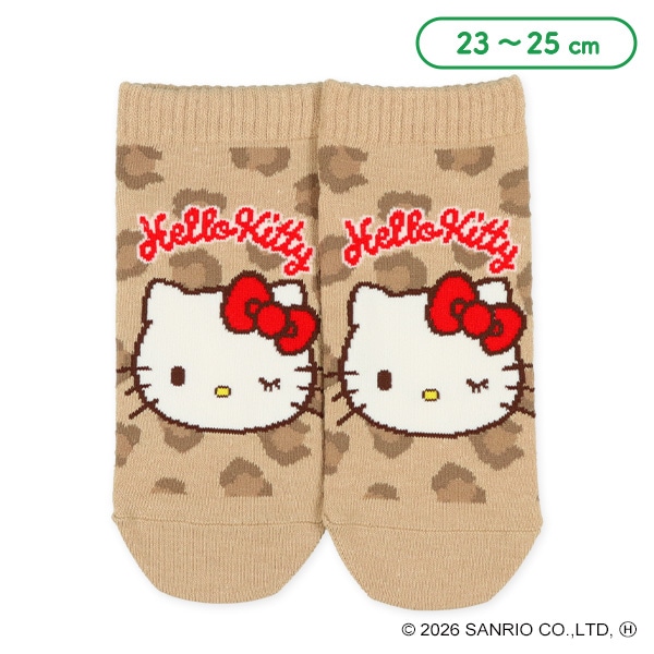 レディースローカットソックス（ハローキティ）