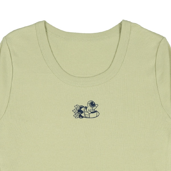 3枚組長袖シャツ肌着（宇宙船・星）