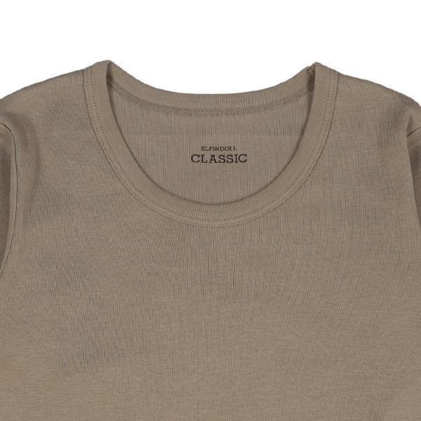 3枚組長袖シャツ肌着（杢グレー・カーキ・ブラック）