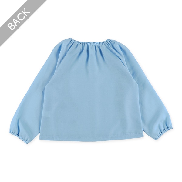 長袖スモック（ライトブルー）