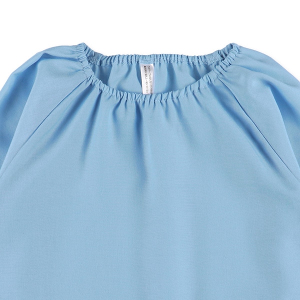 長袖スモック（ライトブルー）