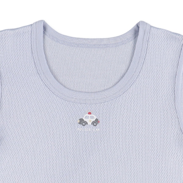 DRYWRAP）3枚組メッシュ半袖シャツ肌着（はたらくくるま）