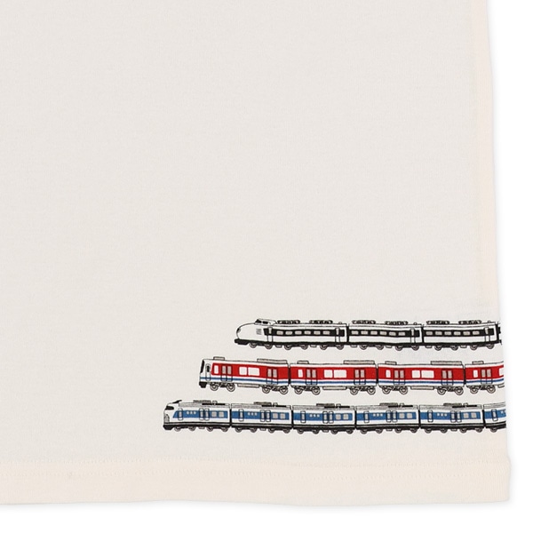 3枚組半袖シャツ肌着（電車・ピスネーム）