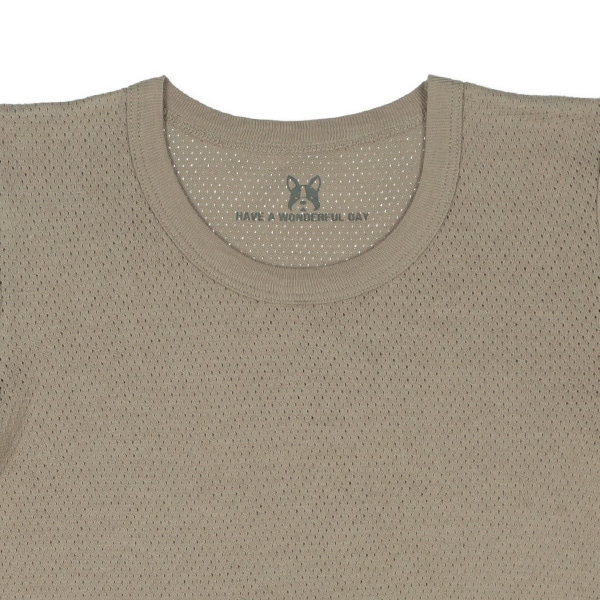 3枚組メッシュ半袖シャツ肌着（無地・ワンポイント）