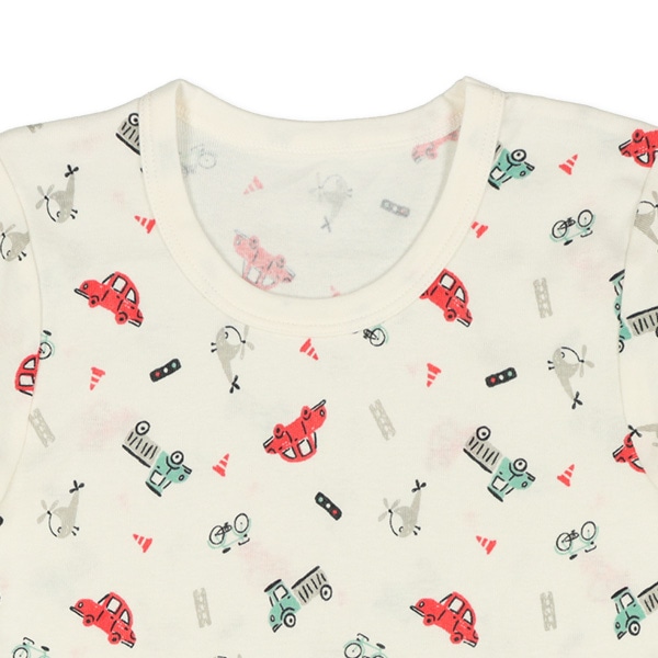 3枚組半袖シャツ肌着（はたらくくるま）