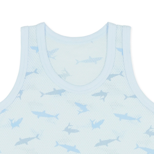 DRYWRAP）3枚組メッシュランニング肌着（シャチ）