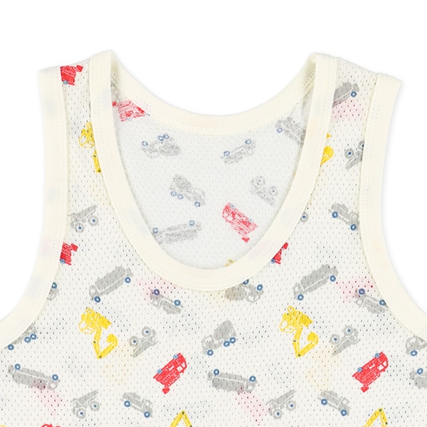 3枚組メッシュランニング肌着（工事車両）