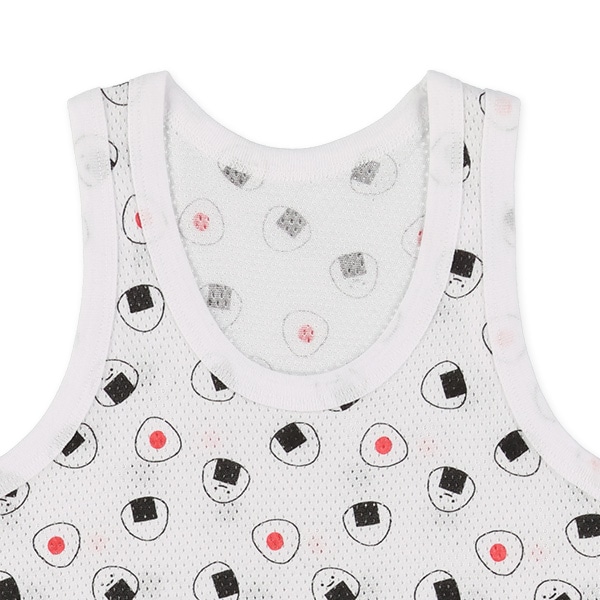 3枚組メッシュランニング肌着（おにぎりワールド）