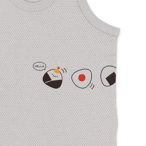 3枚組メッシュランニング肌着（おにぎりワールド）